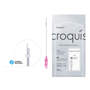 CROQUIS BARBED MOLDING (3D L-CANNULA) 19G  100MM / 1 185MM  1 SOBRE (6EA)