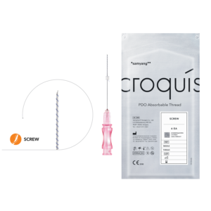 CROQUIS SCREW 27G 50MM / 5-0 70MM (SOBRE 10 HILOS)