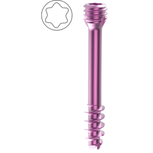 AUXEIN 3.0MM CANNULATED HERBERT SCREW, SHORT  THREAD, (STAR HEAD)  